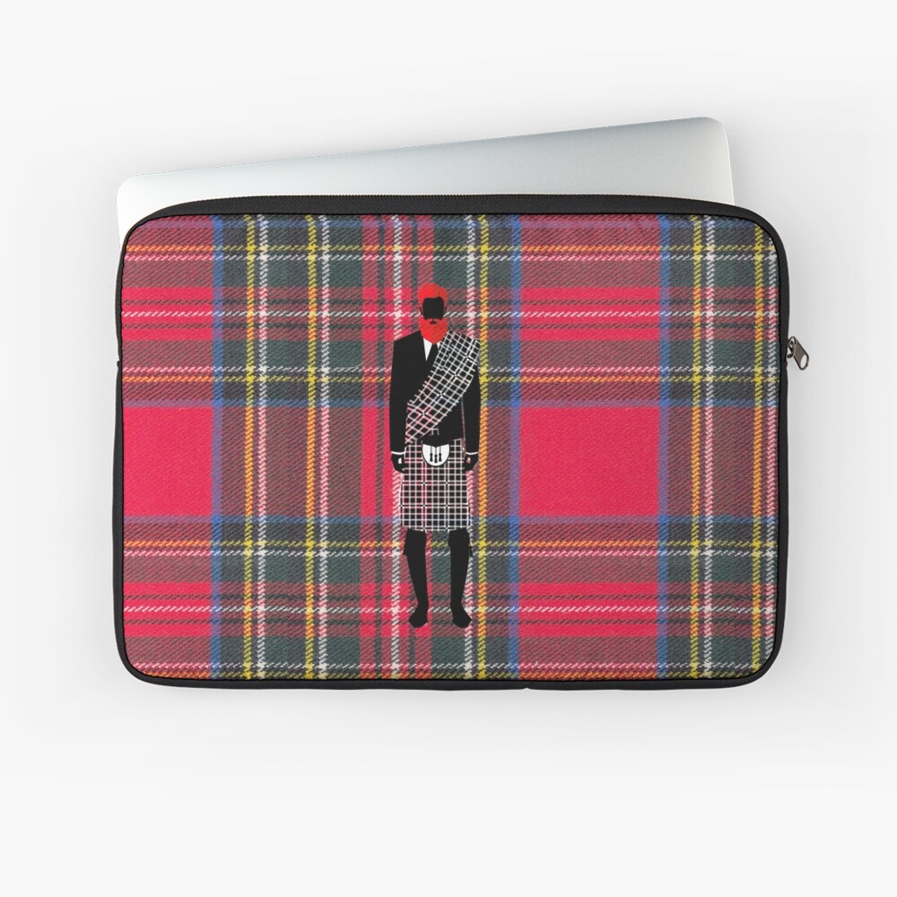 The Gentleman - Stewart Tartan Laptop Sleeve