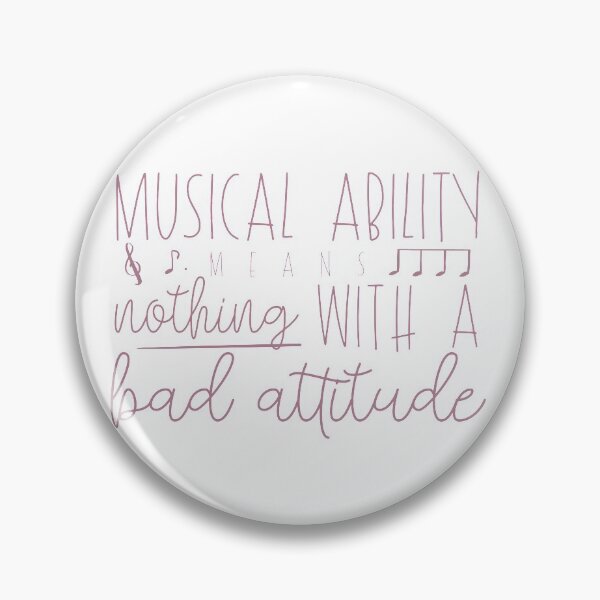 Item preview, Musical Ability Means Nothing With A Bad Attitude designed and sold by annikabee.
