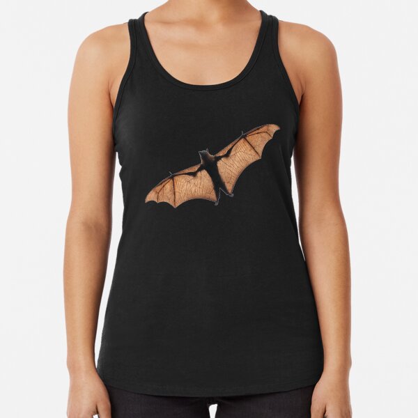Fruit Bat In Full Flight Racerback Tank Top