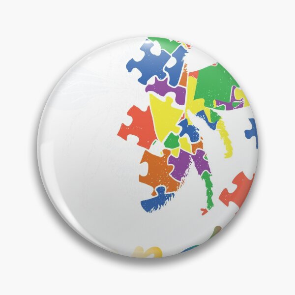 Item preview, Bee Kind Beautiful Autism Awareness Gift print Puzzle designed and sold by Lisbob.