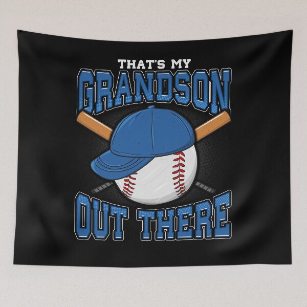 Item preview, Baseball Player Grandson Fan Grandma Or Grandpa For Proud Grandmother Or Grandfather designed and sold by UniQueensShop.