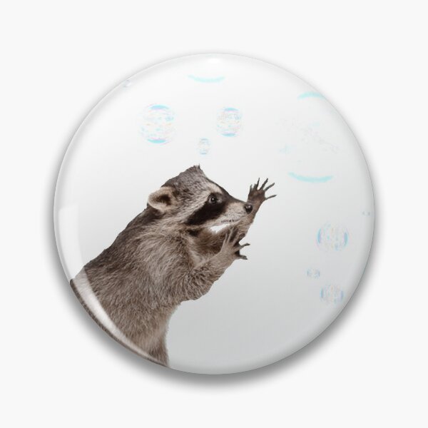 Item preview, Bubbles the Raccoon designed and sold by funhousejen.