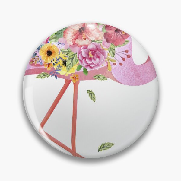 Item preview, Flamingo product, Hawaiian Tee, Floral print, Watercolor designed and sold by Lisbob.
