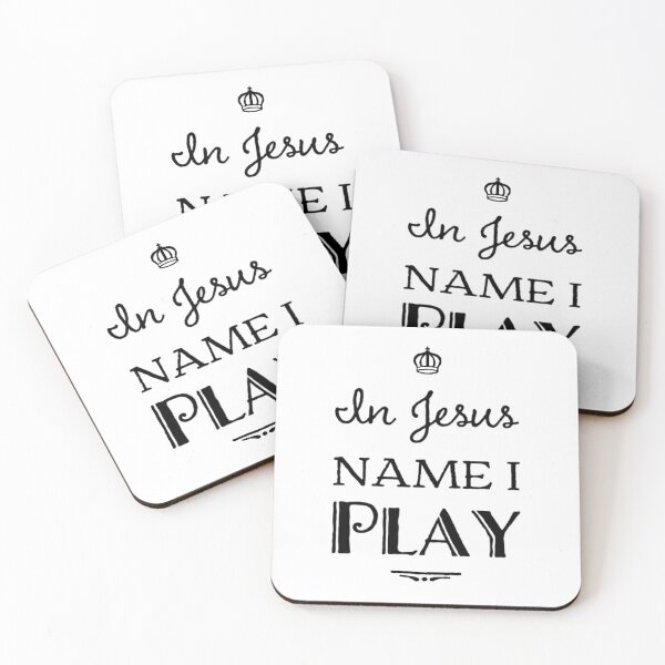 Item preview, In Jesus Name I Play designed and sold by tresbelleshirts.