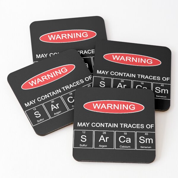 Item preview, Sarcasm The Elements Of My Personality Funny graphic designed and sold by Lisbob.