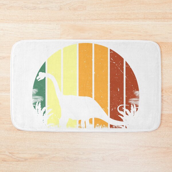 Item preview, Retro Brontosaurus graphic, Dinosaur Tee, Vegetarian print designed and sold by Lisbob.