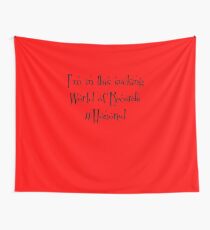 Sucking World of Records Wall Tapestry
