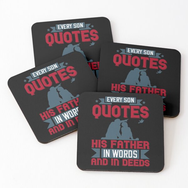 Item preview, Fathers day gift | Every son quotes his father in words and in deeds designed and sold by teamph.