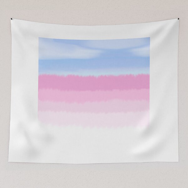 Aperçu de l'œuvre nuage neuf rose et bleu créée et vendue par BeccsByrd.