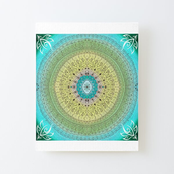 Elemental Mandala - Air Canvas Mounted Print