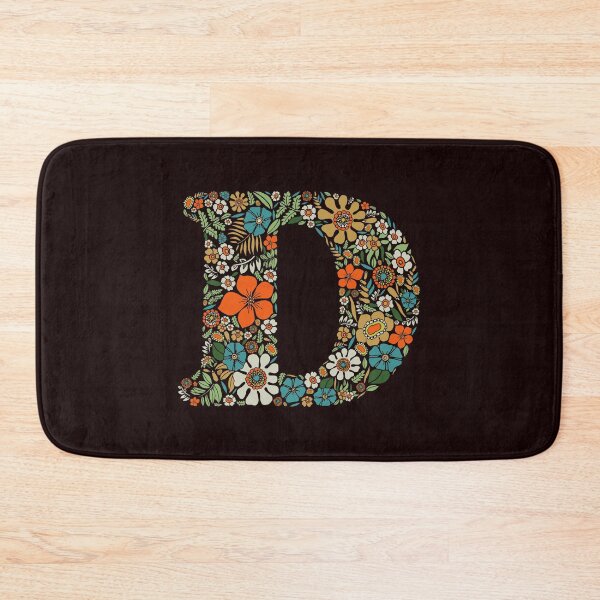 Item preview, Hippie Floral Letter D designed and sold by zeljkica.