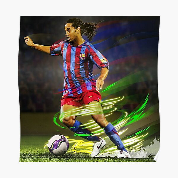 Ronaldo Assis de Moreira Ronaldinho Art Poster