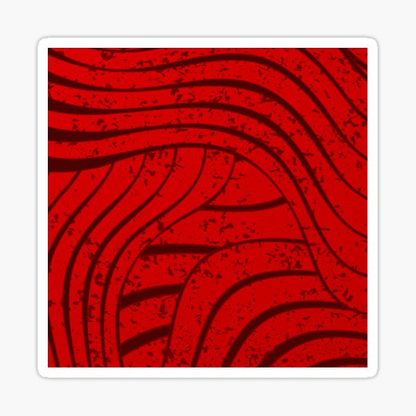 Item preview, Beautiful Red Pattern with Dark brown wavy lines  designed and sold by eskitus2020.