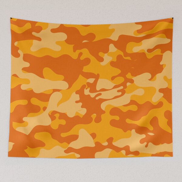 Item preview, Camouflage Pattern Cool Army Orange Yelow & Light yellow  Camo Print Color for Lovers of the Armed Forces designed and sold by BCNDesign.