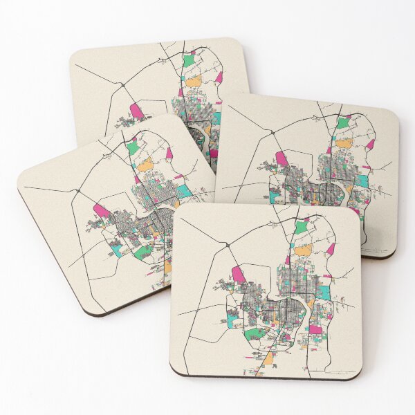 Item preview, Laredo, Texas Street Map designed and sold by A Deniz Akerman.