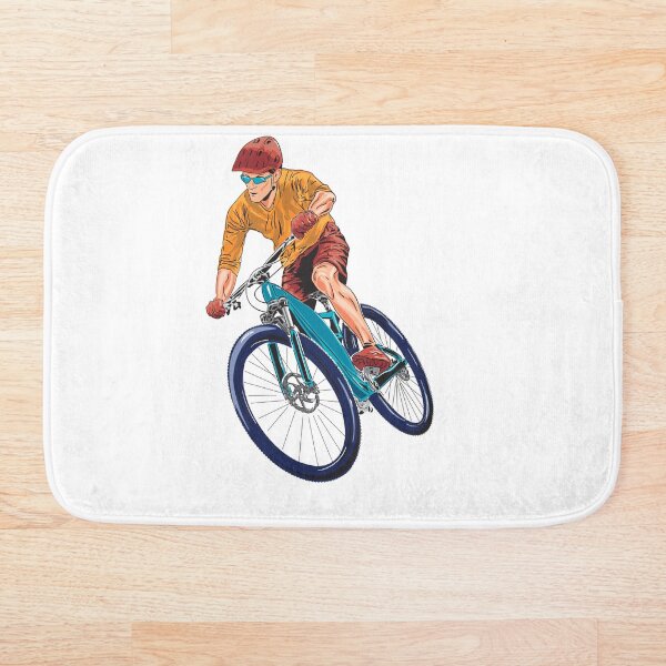 Item preview, Man riding MTB bicycle designed and sold by Maks08.