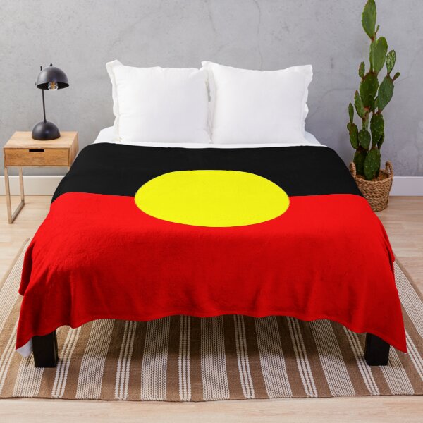 Item preview, Australian Aboriginal Flag designed and sold by ValentinaHramov.