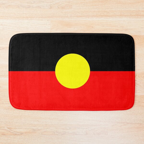 Item preview, Australian Aboriginal Flag designed and sold by ValentinaHramov.