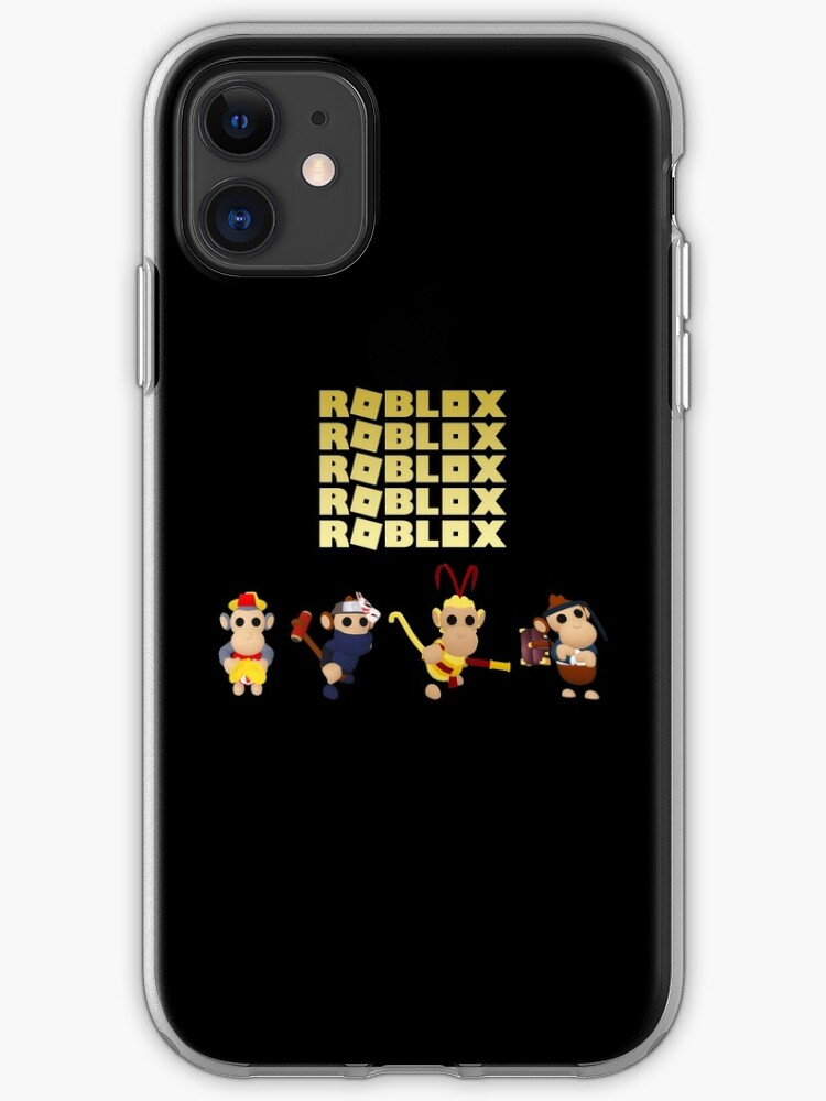 Roblox Monkeys Iphone Case Cover By T Shirt Designs Redbubble - roblox logo iphone x cases covers redbubble