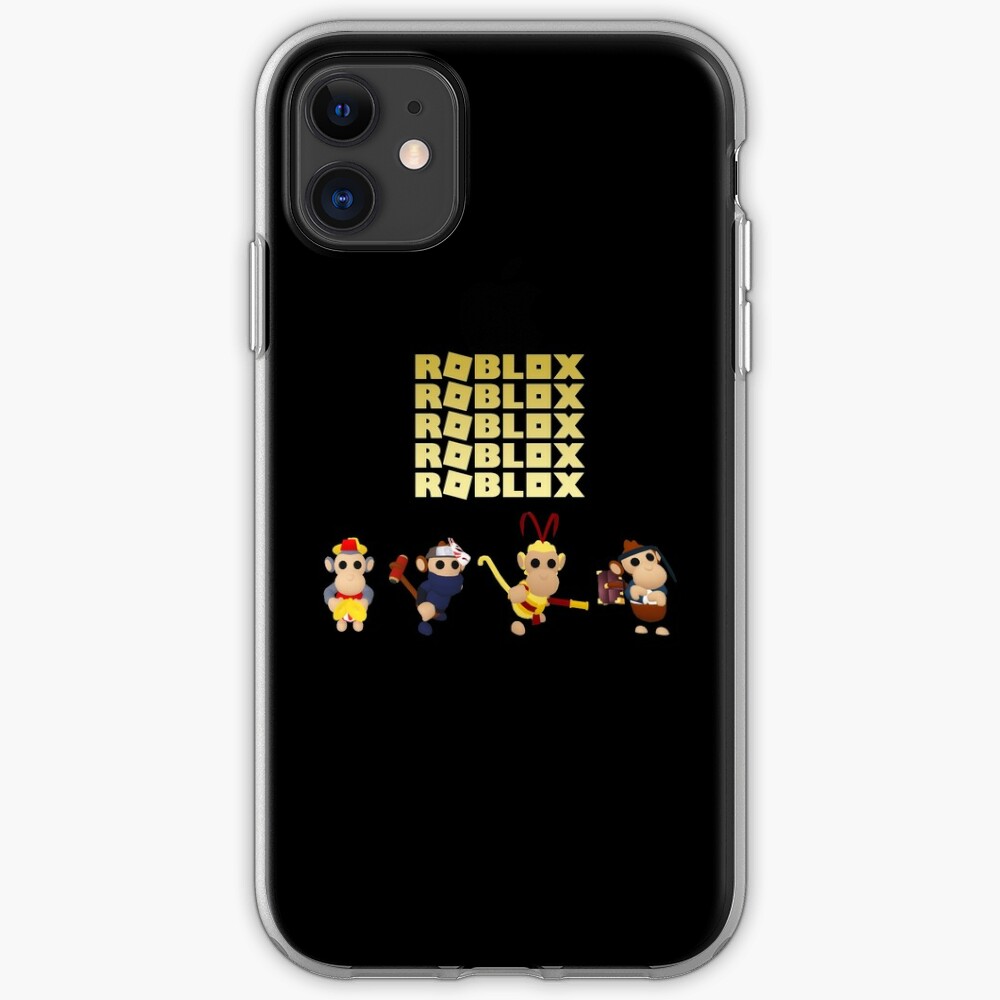 Roblox Monkeys Iphone Case Cover By T Shirt Designs Redbubble - roblox login in toe