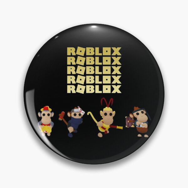 Monkeys Pins And Buttons Redbubble - pin by stephanie on roblox roblox pictures roblox shirt