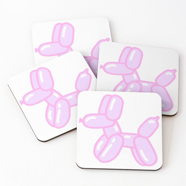 Item preview, Super Cute Pink Balloon Dog  designed and sold by EcruCloud.