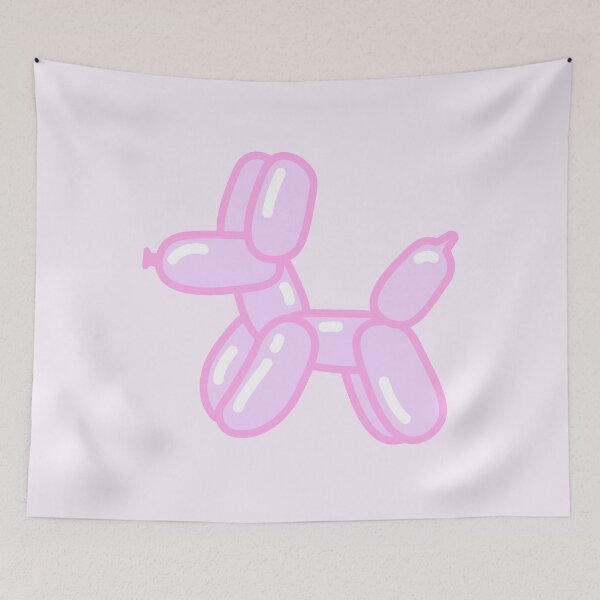 Item preview, Super Cute Pink Balloon Dog  designed and sold by EcruCloud.