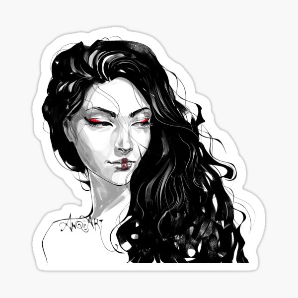 Geisha Sticker