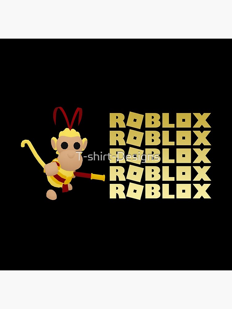 Roblox Monkey King Tote Bag By T Shirt Designs Redbubble - monkey vs roblox