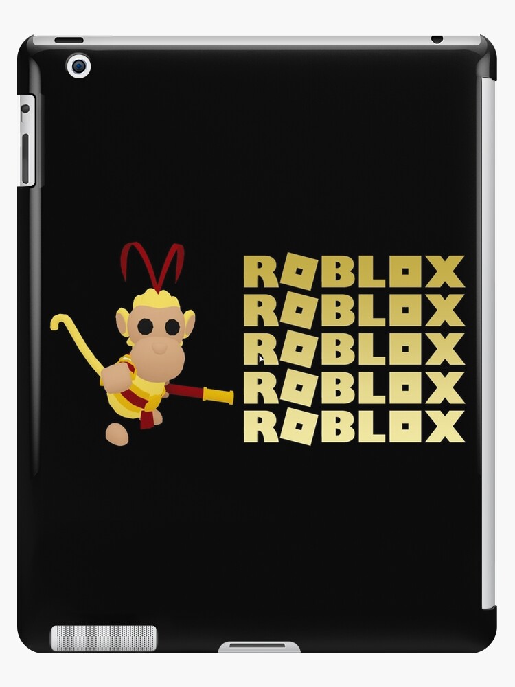 Roblox Monkey King Ipad Case Skin By T Shirt Designs Redbubble - roblox how to make create a shirt on mobile