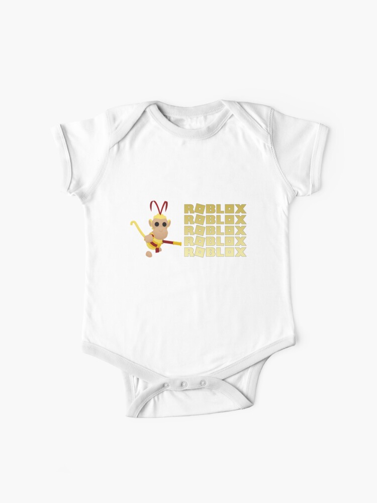 Roblox Monkey King Baby One Piece By T Shirt Designs Redbubble - roblox face mask monkeys poster by t shirt designs redbubble