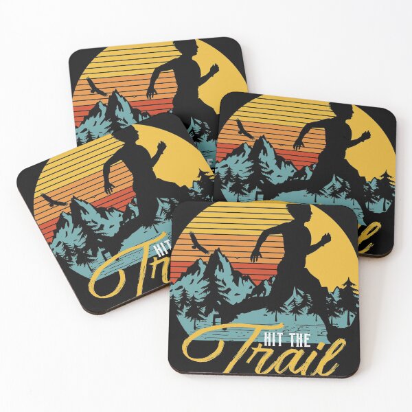Item preview, Hit the Trail Running product, Workout Tee, Exercise print designed and sold by Lisbob.