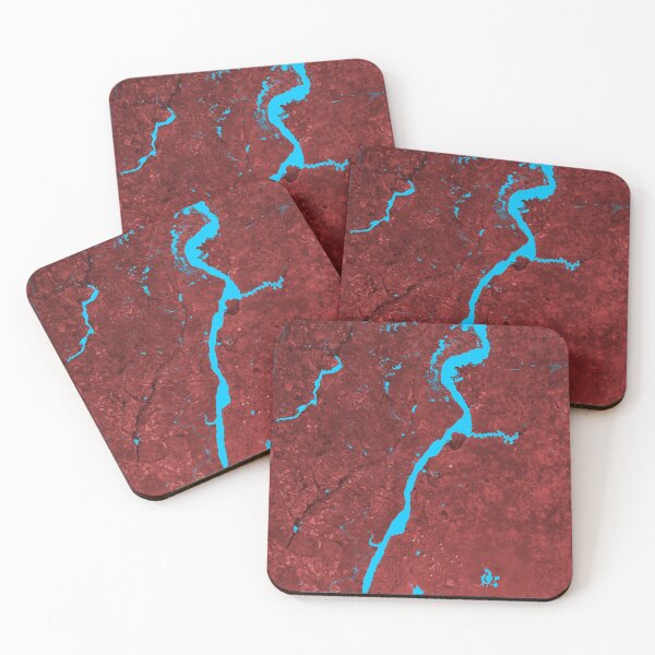 Item preview, Staropoltavsky, Volgograd Russia (Red) - Water Map by stadiamap designed and sold by stadiamap.