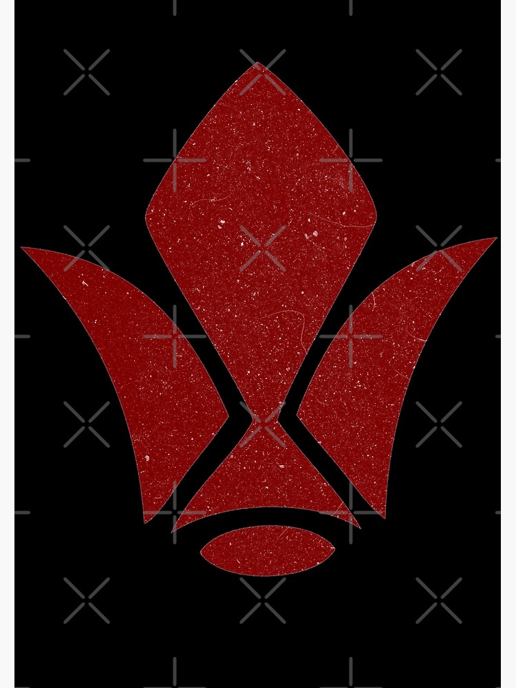 "Dark Gundam Iron Blooded Orphans Barbatos Tekkadan Logo" Poster by