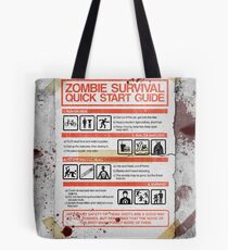 Zombie Survival - Quick Start Guide Tote Bag