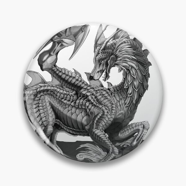 Item preview, Divine Dragon BW designed and sold by Altarior.