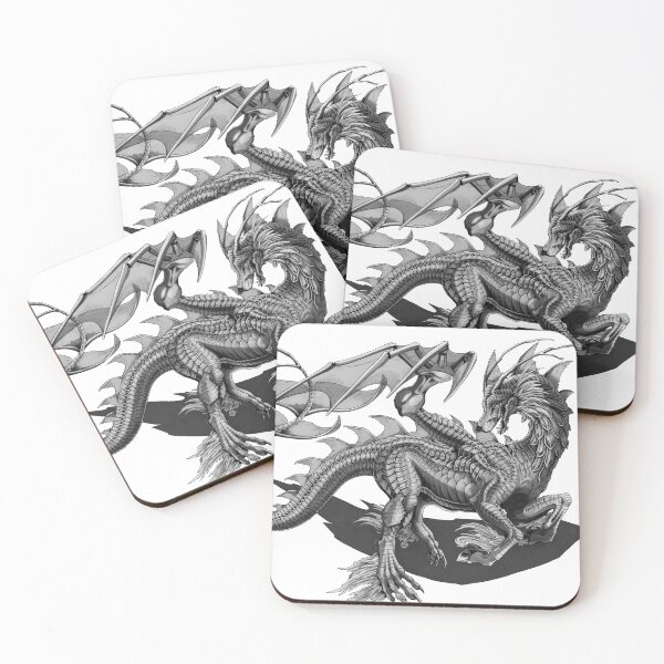 Item preview, Divine Dragon BW designed and sold by Altarior.