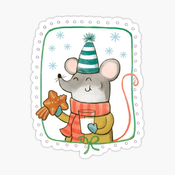 Item preview, Cute Christmas Mouse designed and sold by colonelle.