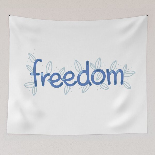Item preview, Digitally Created Handwritten Graphic Art on the Theme of Freedom GC-101 designed and sold by GraphicCharms.