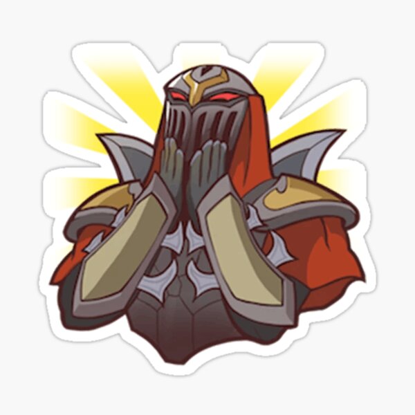 zed emote league of legends lol Sticker