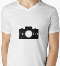Photo camera Men's V-Neck T-Shirt