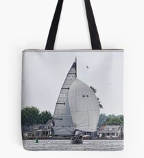 Leaving Port on Sodus Bay Tote Bag