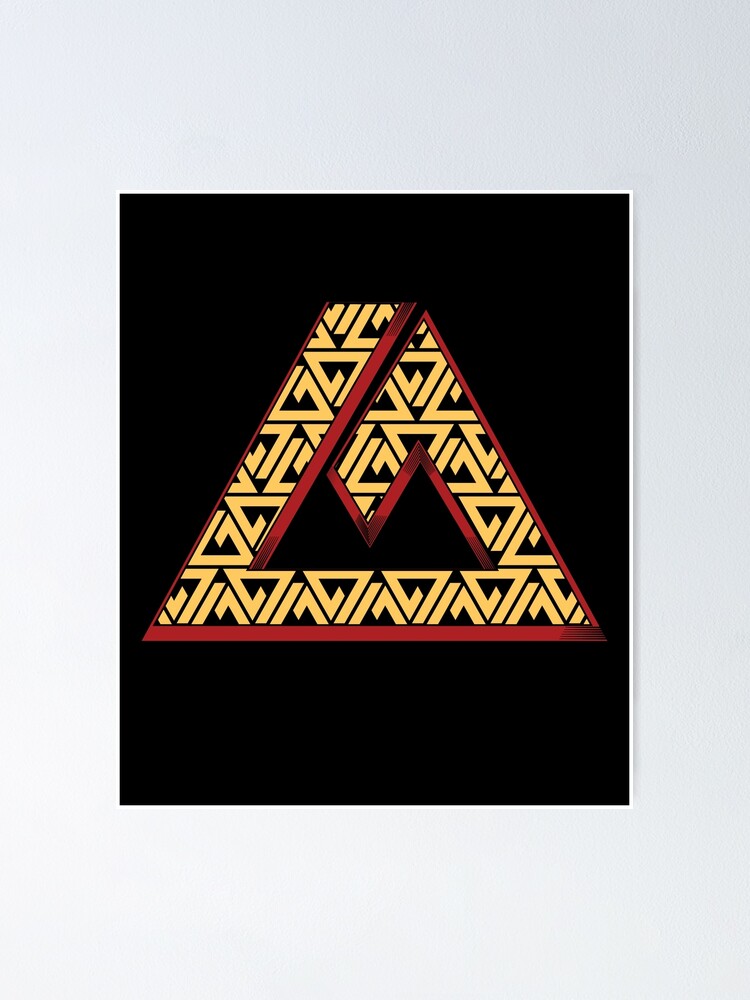 "Brazilian Jiu Jitsu Triangle Symbol" Poster for Sale by javaneka