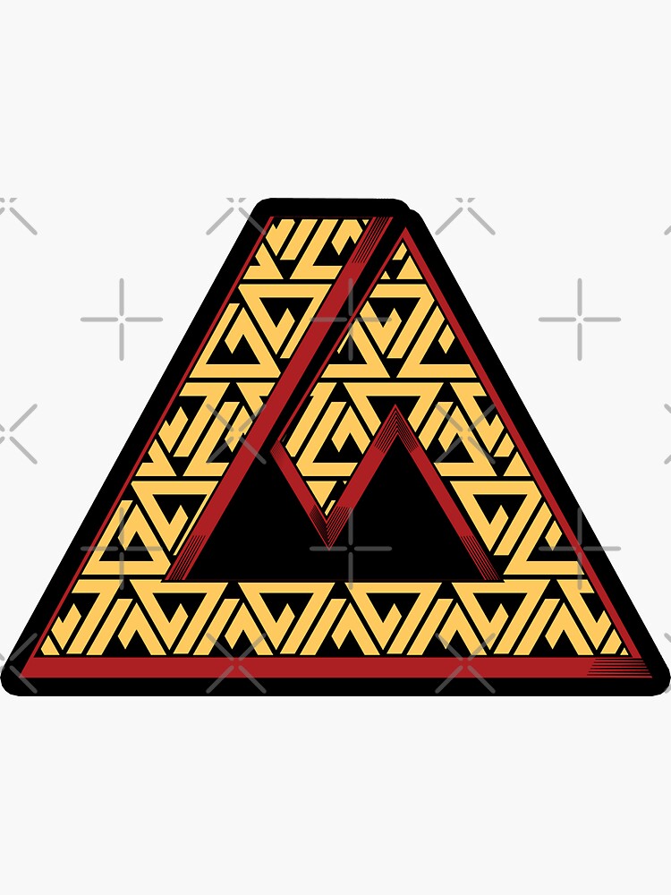 "Brazilian Jiu Jitsu Triangle Symbol" Sticker by javaneka Redbubble