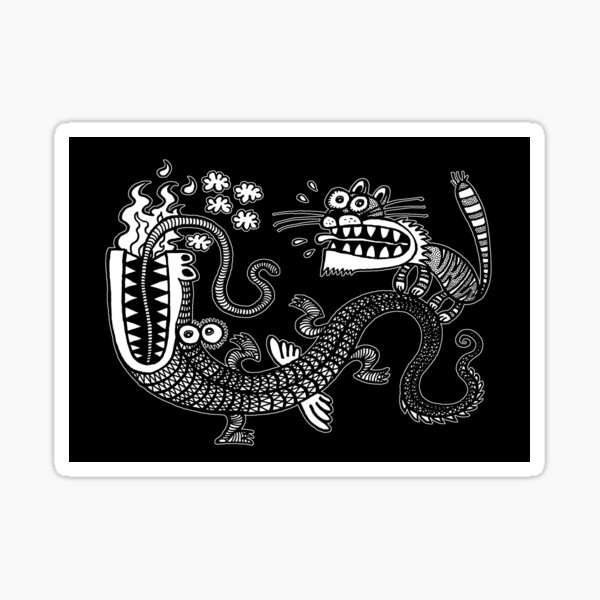Tiger & Dragon Sticker