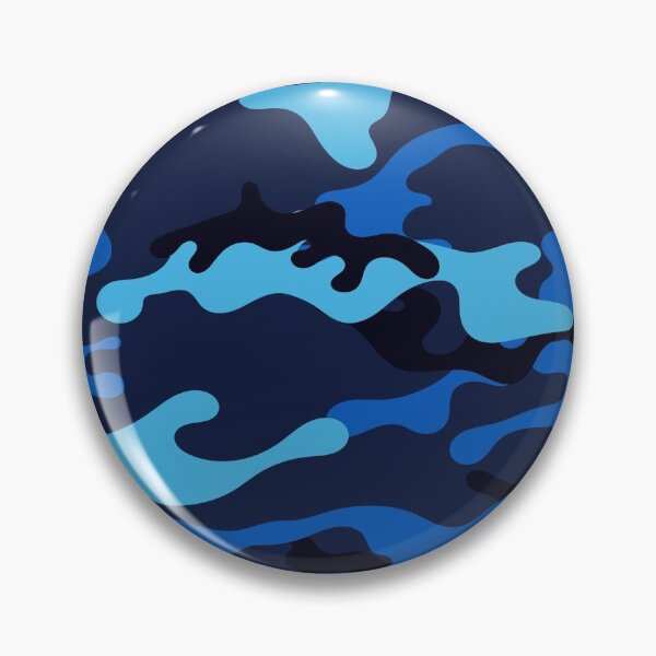 Item preview, Camouflage Pattern Cool Army Dark Blue & Black Camo Print Color for Lovers of the Armed Forces designed and sold by BCNDesign.