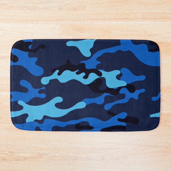 Item preview, Camouflage Pattern Cool Army Dark Blue & Black Camo Print Color for Lovers of the Armed Forces designed and sold by BCNDesign.