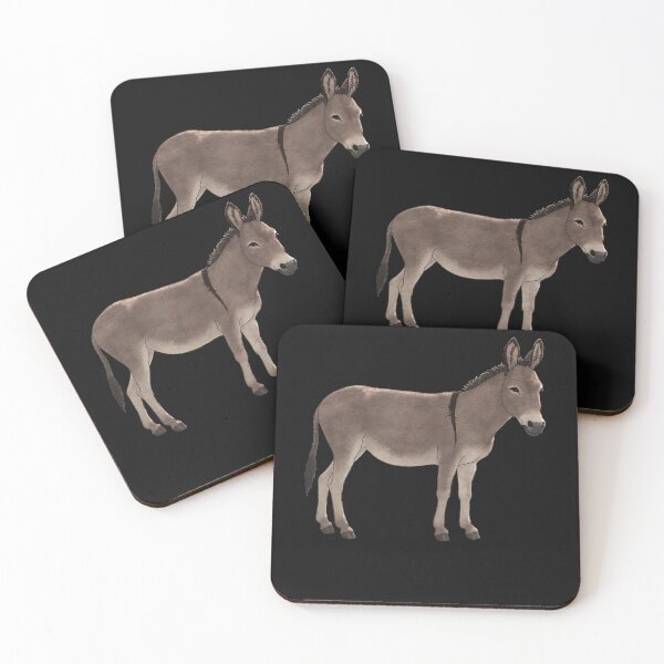 Item preview, Cute Gray Donkey Wild Burro Animal Nature Lovers Gift designed and sold by ZaritaMelikov.