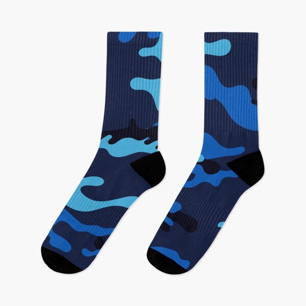 Item preview, Camouflage Pattern Cool Army Dark Blue & Black Camo Print Color for Lovers of the Armed Forces designed and sold by BCNDesign.