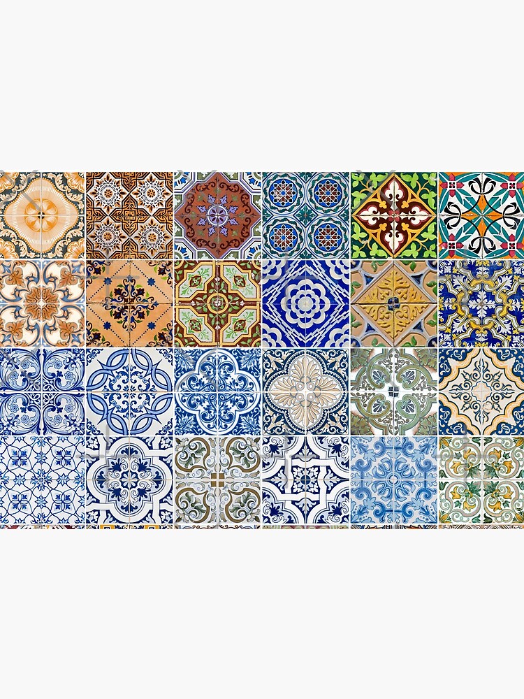 Set of 48 ceramic tiles patterns by homydesign